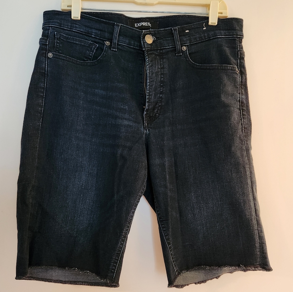 Express High Rise Bermuda Shorts